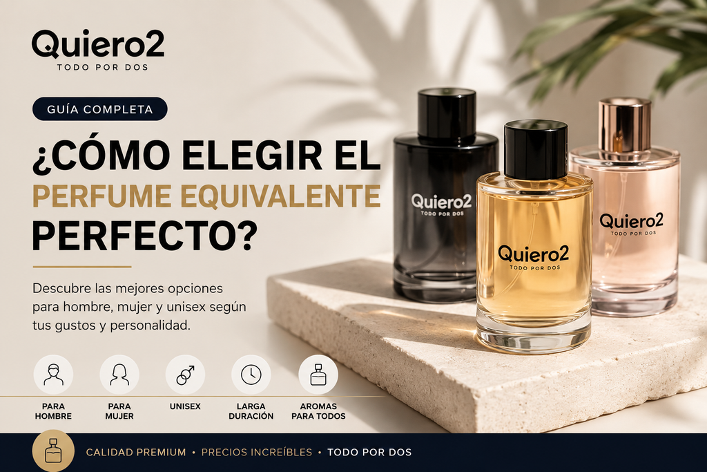 ¿Qué son los perfumes equivalentes y cómo elegir el ideal?