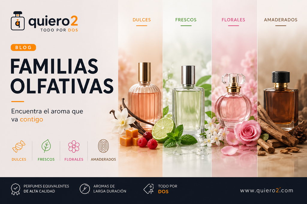 Familias olfativas: ¿cómo saber si un perfume es dulce, fresco, floral o amaderado?